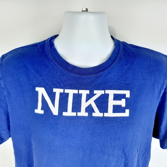 Nike Men's T-shirt Size Large Blue DJ31 - Picture 2 of 5